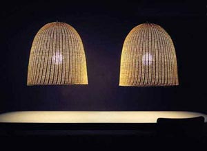 藤制燈飾詮釋唯美主張（圖）