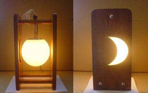 原木燈具 透亮出詩(shī)般意境（圖）