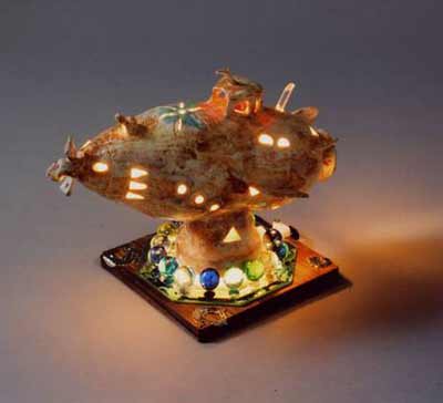 自然派燈具設(shè)計(jì) 就地取材(圖)