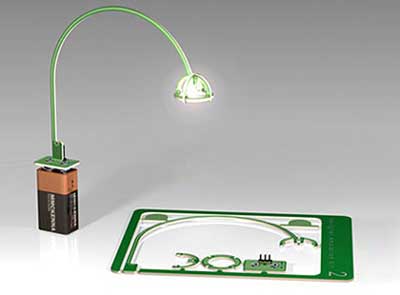 前衛(wèi)組裝臺(tái)燈設(shè)計(jì) 模型燈(圖)