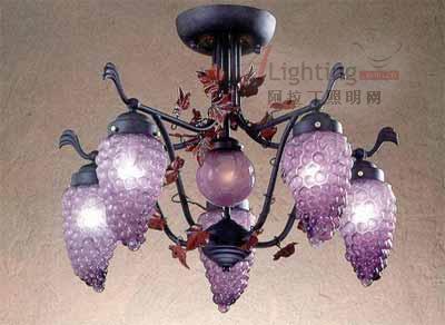 葡萄吊燈，給你世外桃園的感覺(jué)(圖)